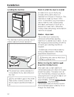 Предварительный просмотр 32 страницы Miele T 230 C Operating Instructions Manual