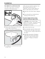 Предварительный просмотр 34 страницы Miele T 230 C Operating Instructions Manual