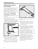 Предварительный просмотр 20 страницы Miele T 250 C Operating Instructions Manual