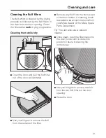 Предварительный просмотр 21 страницы Miele T 250 C Operating Instructions Manual