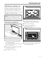 Предварительный просмотр 23 страницы Miele T 250 C Operating Instructions Manual