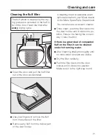 Предварительный просмотр 21 страницы Miele T 260 Operating Instructions Manual