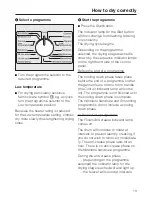 Preview for 13 page of Miele T 284 Operating Instructions Manual