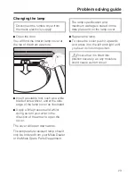 Preview for 23 page of Miele T 284 Operating Instructions Manual