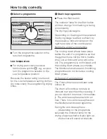 Preview for 12 page of Miele T 294 C Operating Instructions Manual