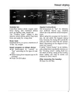 Preview for 17 page of Miele T 380  VENT ED DRYER - OPERATING Operating Manual