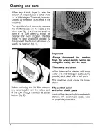 Preview for 18 page of Miele T 380  VENT ED DRYER - OPERATING Operating Manual