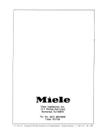 Preview for 24 page of Miele T 380  VENT ED DRYER - OPERATING Operating Manual