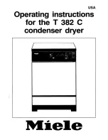 Miele T 382 C Operating Manual preview