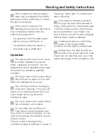 Preview for 5 page of Miele T 4222 C Operating Instructions Manual