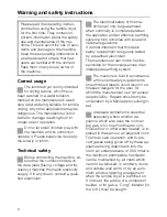 Preview for 6 page of Miele T 430 Operating Instructions Manual