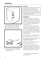 Preview for 18 page of Miele T 430 Operating Instructions Manual