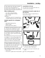 Preview for 19 page of Miele T 430 Operating Instructions Manual