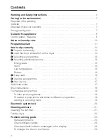 Предварительный просмотр 2 страницы Miele T 4322 Operating Instructions Manual