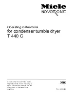 Miele T 440 C Operating Instructions Manual preview