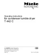 Preview for 1 page of Miele T 442 C Operating Instructions Manual