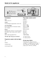 Preview for 4 page of Miele T 442 C Operating Instructions Manual