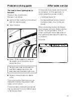 Preview for 19 page of Miele T 442 C Operating Instructions Manual