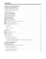 Preview for 2 page of Miele T 4423 C Operating Instructions Manual