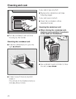 Preview for 28 page of Miele T 4453 C Operating Instructions Manual