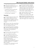 Preview for 7 page of Miele T 4462 C Operating Instructions Manual