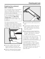 Preview for 21 page of Miele T 4462 C Operating Instructions Manual