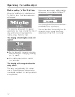 Preview for 12 page of Miele T 4659 C Operating Instructions Manual