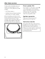 Preview for 36 page of Miele T 4659 Ci Operating Instructions Manual