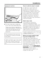 Preview for 39 page of Miele T 4659 Ci Operating Instructions Manual