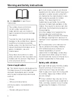 Preview for 6 page of Miele T 4804 C Allerdry Operating Instructions Manual