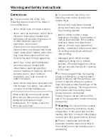 Preview for 8 page of Miele T 4804 C Allerdry Operating Instructions Manual