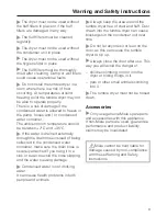 Preview for 9 page of Miele T 4804 C Allerdry Operating Instructions Manual