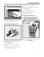 Предварительный просмотр 27 страницы Miele T 4809 Ci Operating Instructions Manual