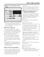 Preview for 17 page of Miele T 4839 Ci Operating Instructions Manual