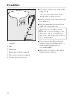 Preview for 50 page of Miele T 4839 Ci Operating Instructions Manual