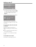 Preview for 58 page of Miele T 4839 Ci Operating Instructions Manual