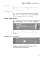 Preview for 15 page of Miele T 4859 Ci SUPERTRONIC Operating Instructions Manual