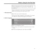 Preview for 21 page of Miele T 4859 Ci SUPERTRONIC Operating Instructions Manual