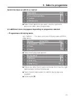 Preview for 25 page of Miele T 4859 Ci SUPERTRONIC Operating Instructions Manual