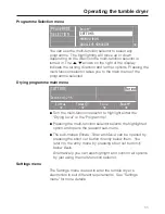 Preview for 11 page of Miele T 4882 C Operating Instructions Manual