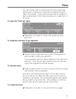 Preview for 21 page of Miele T 4882 C Operating Instructions Manual