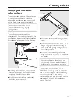 Preview for 27 page of Miele T 4882 C Operating Instructions Manual