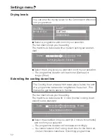 Preview for 52 page of Miele T 4882 C Operating Instructions Manual