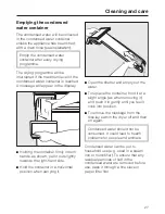 Preview for 27 page of Miele T 4888 C Operating Instructions Manual