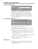 Preview for 12 page of Miele T 4892 C Operating Instructions Manual