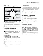 Preview for 13 page of Miele T 490 Operating Instructions Manual