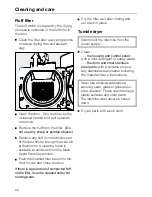 Preview for 20 page of Miele T 490 Operating Instructions Manual