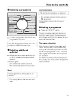 Предварительный просмотр 13 страницы Miele T 494 C Operating Instructions Manual