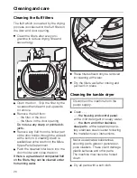 Предварительный просмотр 20 страницы Miele T 494 C Operating Instructions Manual