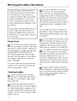 Preview for 4 page of Miele T 5205 C Operating And Installation Instructions